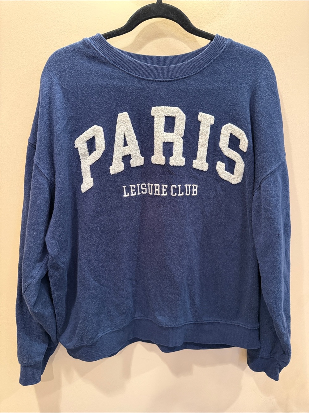 Target Blue 'Paris Leisure Club' Crewneck Sweatshirt